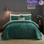 Luxury Velvet Comforter Set All Season Soft Bedding Quilt Pet Friendly New. Fixed Price $119.37.