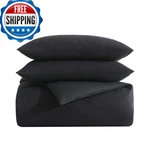 Vera Wang - Queen Comforter Set Luxury Cotton Bedding Matching Shams Chic. Fixed Price $189.53.