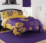 Northwest Nfl Minnesota Vikings Hexagon Comforter & Sham Set. Fixed Price $64.99.