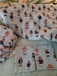 Ralph Lauren Polo Twin Comforter/ Sheet/pillow Cases Teddy Bear All Over Print. Fixed Price $129.99.