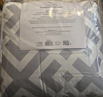Mainstays Bedding Set 8-PC Queen Size -gray & Comforter Pillow Cases Sheets New. Fixed Price $16.36.