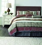 7 Piece Signature Design By Ashley Jasie Comforter Set, Queen Msrp $249 Nib!!. Fixed Price $129.99.