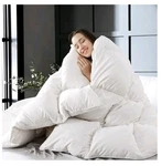 Whatsbedding White King Size Feather Comforter,filled With And Down, .... Fixed Price $55.65.