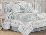Royal Court Bungalow Spa King Comforter & Shams 3PC Set New. Fixed Price $185.90.