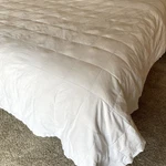 Hotel Collection Hungarian Down Quilted Comforter Full/queen White Pima Cotton. Fixed Price $79.90.