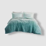 Intelligent Design Blue Leena Shaggy Long Fur Comforter Mini 3PC Set 'full/queen. Fixed Price $56.70.