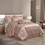 Nanshing 7PC Queen Alameda Floral Comforter Set Blush. Fixed Price $43.99.