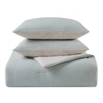 Kathy Ireland 3-PIECE Waffle Down Alternative Comforter Set, Queen Light Blue. Fixed Price $189.21.