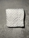 Ltd Commodities Baby Blanket White Minky Dot Reversible Satin Soft Fleece Lovey. Fixed Price $8.40.