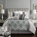 Chic Home BCS11701-AN Phantogram Piece Comforter Set Reversible Two-tone. Fixed Price $114.94.