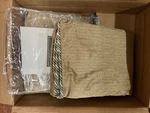 Croscill Greenwich Pair European Pillow Shams Soft & Gold. Fixed Price $19.99.