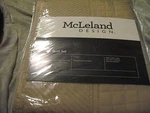 3 Pc Full/queen Quilt Pillow Shams Beige 100% Cotton Mcleland Design Bed New!. Fixed Price $54.97.