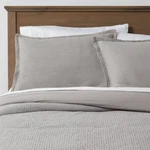 Threshold Cotton Comforter Set Oeko-tex Waffle-weave. Fixed Price $43.99.