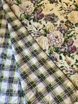 Westpoint Stevens King Comforter Floral Striped Purple Green Reversible Nice. Fixed Price $68.04.
