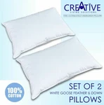 Creative 100% Natural Goose Pillows Comforters Sets Standard/twin Queen King. Fixed Price $68.77.