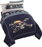 One 7-PIECE Queen Comforter Set Soft Blue Anime Bedding With Sheets. Fixed Price $118.99.