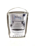 Sleep Happy Bliss Bedding White 3 Pc. Queen Comforter W/ 2 Pillow Shams Set. Fixed Price $29.99.