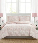 Pem America Samantha 3-PC Queen Comforter Set Blush Reversible Microfiber. Fixed Price $17.00.