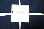 Pottery Barn Teen Favorite Comforter Twin Xl 68"W 91"L Heathered Navy Nwt. Fixed Price $91.15.