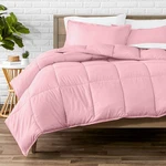 Bare Home 1800 Ultra-soft Comforter Set, & Warm Goose Down Alternative. Fixed Price $57.99.