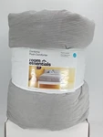Full/queen Corduroy Plush Comforter Light Gray - Room Essentials. Fixed Price $40.00.