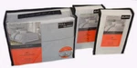 Jill Rosenwald Capri Stripe Pearl Grey 3P Full/ Queen Duvet Set Cotton Reverse. Fixed Price $79.99.