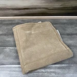 Pottery Barn Pieced Suede Pillow Cover Only X20 Camel Flaws Read. Fixed Price $45.95.