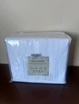 Tekamon Luxury 3-PIECE Duvet Cover Set Full White Zipper Closure X002ER22TZ N192. Fixed Price $46.80.