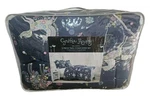 Cynthia Rowley 2 Pc Twin Comforter Set Blue With Flowers Unicorn New. Fixed Price $59.98.