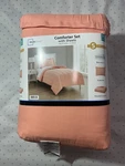 Mainstays Comforter Set Twin/twin Xl Peach 5 Piece Hypoallergenic Polyester. Fixed Price $20.00.