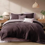 7-PIECE Queen Comforter Set Italian Plum Soft All-season Bedding. Fixed Price $98.99.