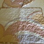 Urban Habitat Kids Two Standard Quilted Pillow Shams White Pink Yellow Lavender. Fixed Price $18.00.