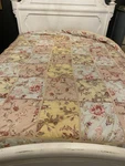 New Croscill Margarita King Comforter, Bed Skirt And Accent Pillow. Fixed Price $259.00.