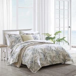 Tommy Bahama - Queen Comforter Set Reversible Cotton Bedding Matching Shams. Fixed Price $171.24.