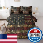 Erosebridal American Flag Bag Rustic Woodland Camo Bedding Set Tree. Fixed Price $105.80.