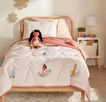 Disney Princess Full Queen Quilt Comforter Set Belle Cinderella Ariel Moana. Fixed Price $59.99.