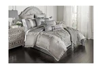 Riverbrook Home Elegant Collection Comforter Set, King, Kacee Platinum, 12-.... Fixed Price $209.41.