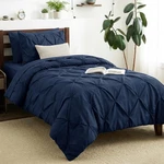Sleep Better Tonight - Cozylux Twin Comforter Set Navy 5 Pieces. Fixed Price $89.99.