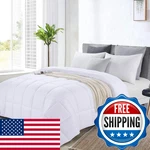 Hombys Oversized King Comforter 128X128 Lightweight Quilted Down Alternative. Fixed Price $55.84.