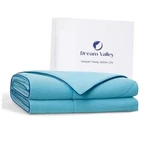 Outlast Smart Cooling Comforter,king Size Bedding Queen (90"X90") Dream Blue. Fixed Price $167.82.