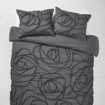 Dormify Grey Boho Rose Comforter & Sham Set New Packaging Twin / Xl. Fixed Price $99.99.