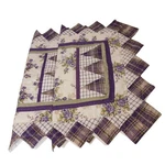 Country Cottage Sunham Home Patchwork Floral Pillow Shams Purple White 30"X23". Fixed Price $29.95.
