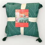 Opalhouse Jungalow Voodoo Throw Blanket Pillow Set Green Boho Tassel 60X80 New. Fixed Price $44.99.