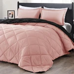 Downluxe Twin Comforter Set Pink Black All Seasons Pieces 66X92 Pill. Fixed Price $59.98.