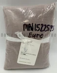 Pottery Barn Belgian Flax Linen Comforter Sham Smokey Quartz Euro #20E. Fixed Price $62.76.