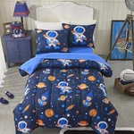 Twin Xl Bedding Set With Sheet, Space Rocket, Teen Bag, Dorm Comfort.... Fixed Price $76.70.