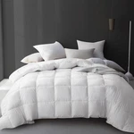 Hotel Grand Luxury White Goose Feather Down Fiber Comforter Twin Size 100% Co.... Fixed Price $81.05.