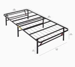 Amazonbasics AMZ-14BIBF-T Inch Metal Platform Bed Frame, Size Twin Black. Fixed Price $55.00.