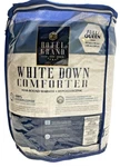 Hotel Grand White Goose Feather & Down Comforter- Full / Queen 90"X 98". Fixed Price $119.99.