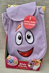 2006 Dora The Explorer Cloth Bag Classic 3 Jumbo Kidz Cards Game Play To Learn. Fixed Price $17.65.